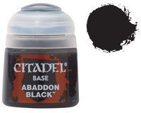 Базовая краска Abaddon Black 21-25