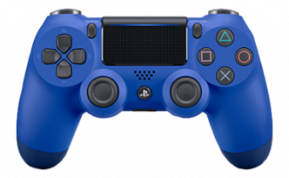 Геймпад Playstation 4 Синяя волна (Blue) V2