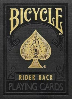 Карты Premium Bicycle Black & Gold Rider Back