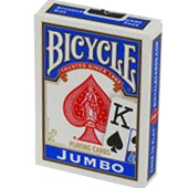 Карты Bicycle Standard Jumbo (крупный индекс, синие, К-461)