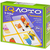 IQ лото - Половинки. (3+) Комплект из трех игр