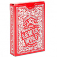 Фотография Игральные карты "Lewis & Wolf" red (poker size, jumbo index) [=city]