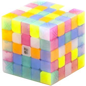 QiYi MoFangGe 5x5x5 Qizheng Jelly Прозрачный