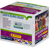 Бокс наклеек Road to EURO 2020 от Panini + Альбом в ПОДАРОК