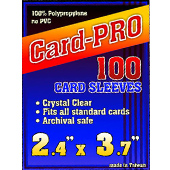 Фотография Протекторы Card Pro Small CCG Size 61x94мм (100 шт.) [=city]