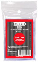 Фотография Протекторы Card Pro Japanese CCG Perfect Fit 60х87мм (100 шт.) [=city]