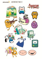 Стикер лист Stickerlab - Adventure time #1