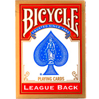 Фотография Карты Bicycle LEAGUE BACK красные (К-855) [=city]