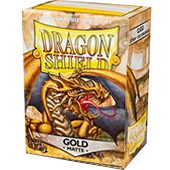 Протекторы Dragon Shield матовые Gold 63x88мм (100 шт.)