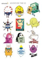 Стикер лист Stickerlab - Adventure time #3