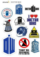 Стикер лист Stickerlab - Doctor Who