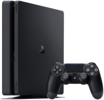 Игровая приставка Sony PlayStation 4 Slim 1000 ГБ HDD, Horizon Zero Dawn CE, Detroit: Стать человеком, Одни из нас б/у