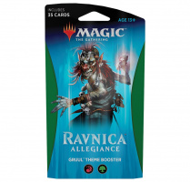 MTG: Тематический бустер гильдии Груулы издания Ravnica Allegiance на английском языке