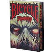 Фотография Карты для покера дизайнерские с пластиковым покрытием Bicycle: Zombified [=city]