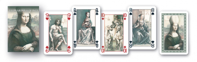 Фотография Карты "Leonardo Da Vinci Playing Cards" [=city]