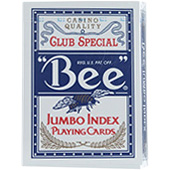 Карты Bee №77 синие - jumbo index